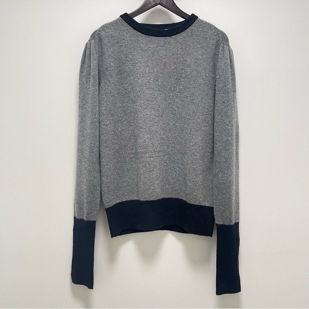 Random Identities Wool Cashmere Blend Crew Neck Gray Sweater Size Medium - Picture 2 of 12